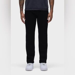 Hudson Mens Blake Slim Straight Black Jeans